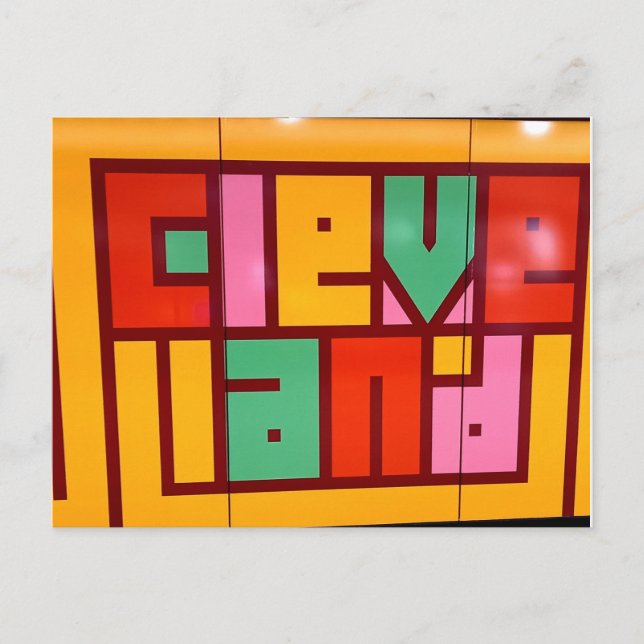 Cleveland, Ohio Postkarte (Vorderseite)