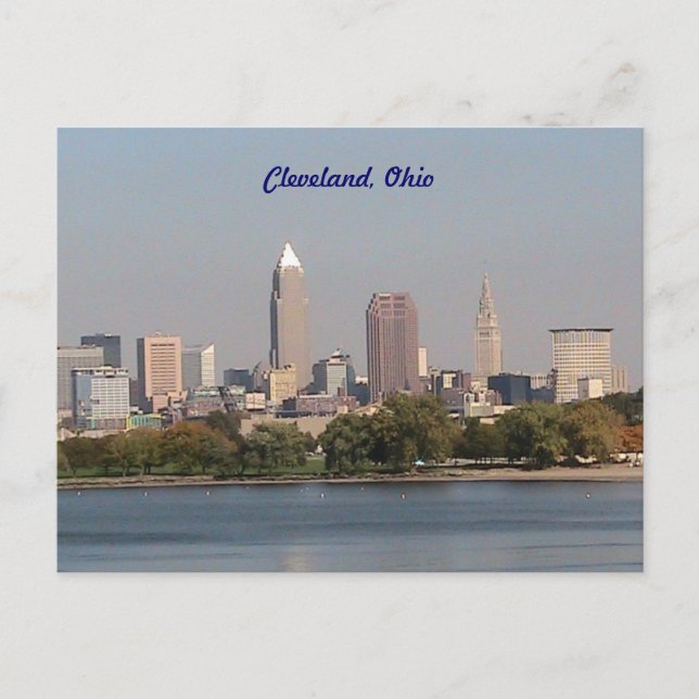 Cleveland Ohio, Postkarte am Lakefront (Vorderseite)
