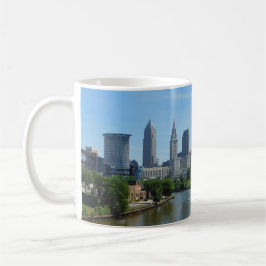 Cleveland Ohio River Skyline Tasse