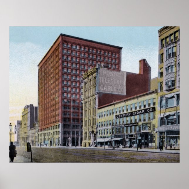 Cleveland Ohio Rockefeller Gebäude Poster (Vorne)