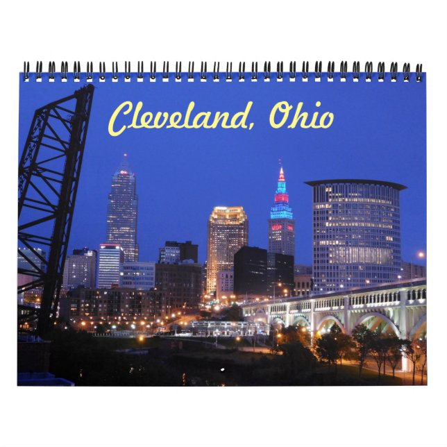 Cleveland Ohio Skyline Calendar Kalender (Titelbild)