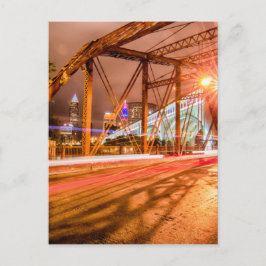 cleveland ohio skyline postkarte