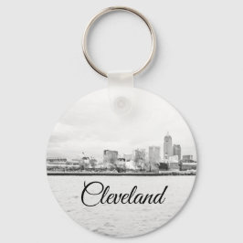 Cleveland Ohio Skyline Schlüsselanhänger