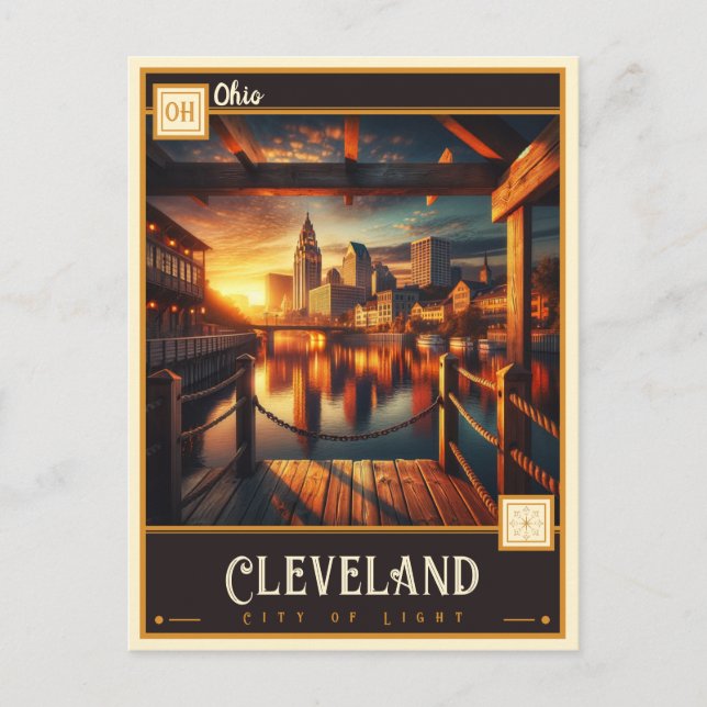Cleveland, Ohio | VINTAG Postkarte (Vorderseite)