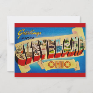 Cleveland Ohio Vintage-Postkarte Postkarte