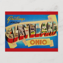 Cleveland Ohio Vintage-Postkarte Postkarte