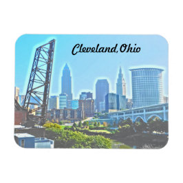 Cleveland Ohio West River View Magnet