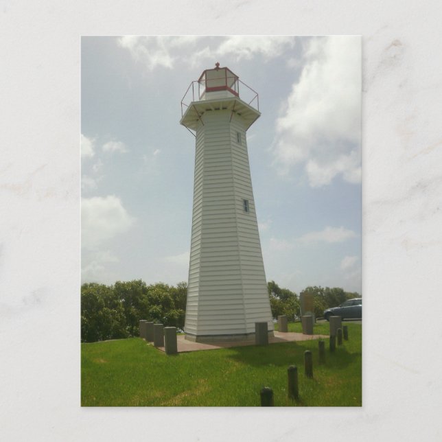 Cleveland Point Lighthouse Postkarte (Vorderseite)