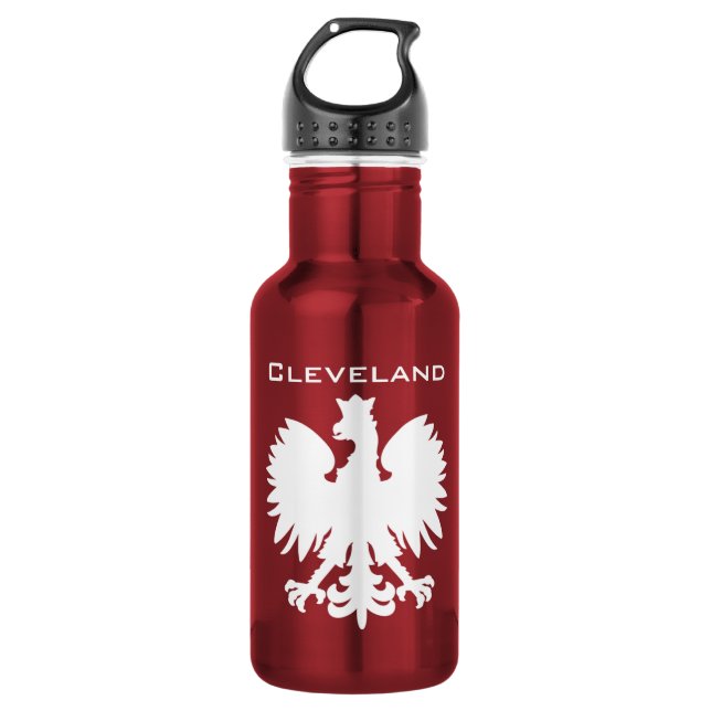 Cleveland Polska Wasserflasche (Vorderseite)