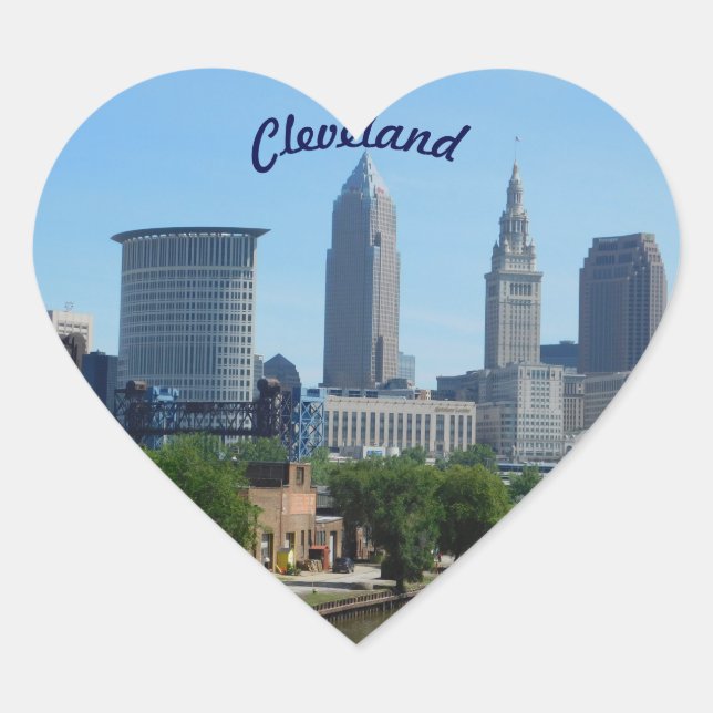 Cleveland River View Sticker (Vorderseite)