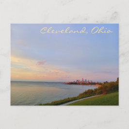 Cleveland skyline from Edgewater Park Postkarte
