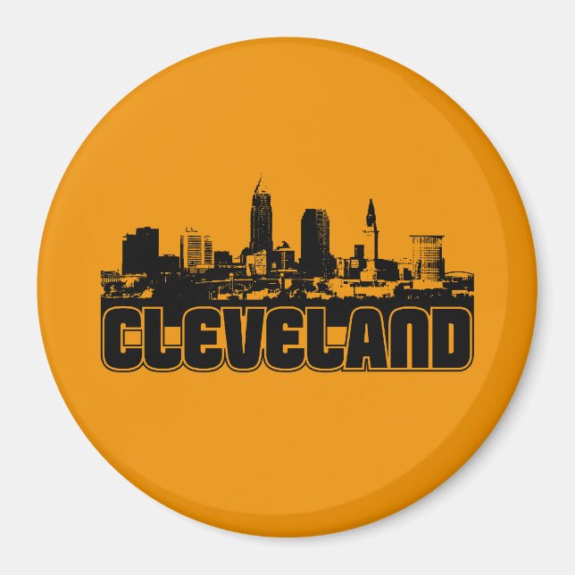 Cleveland Skyline Magnet (Vorne)