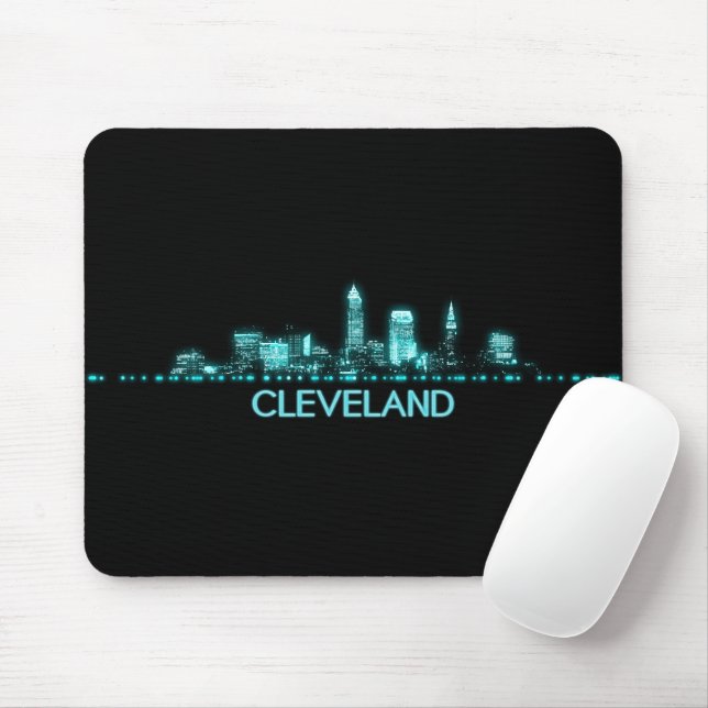 Cleveland Skyline Mousepad (Mit Mouse)