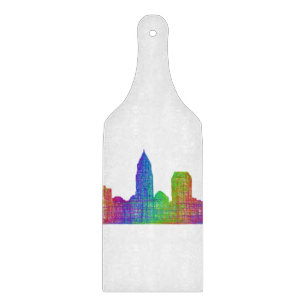 Cleveland-Skyline Schneidebrett