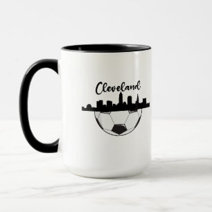 Cleveland Skyline Soccer Tasse