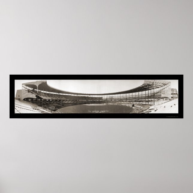 Cleveland Stadium Foto 1931 Poster (Vorne)
