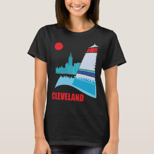 Cleveland Terminal Tower, Maritimer Stil, Reise T-Shirt
