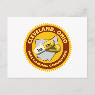 Cleveland Welcome Postkarte