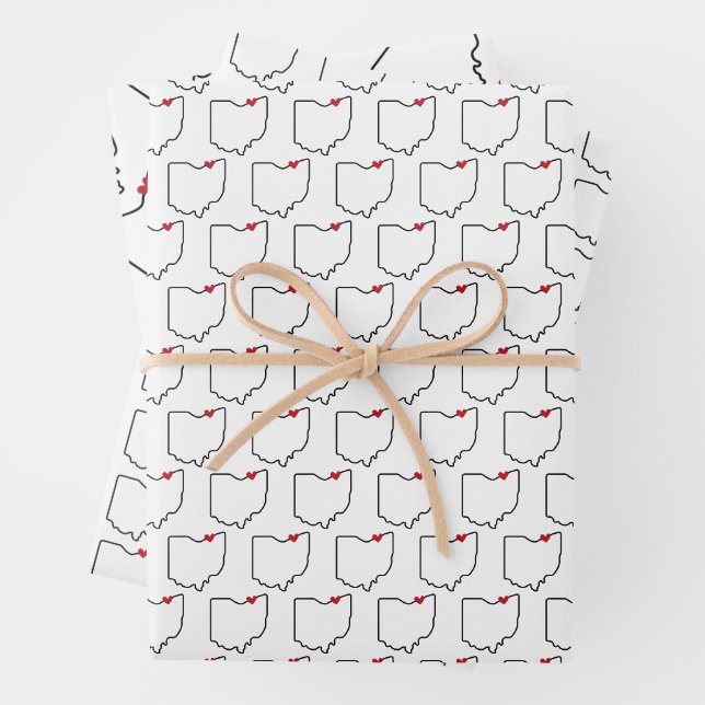 Cleveland Wrapping Paper Geschenkpapier Set (Beispiel)