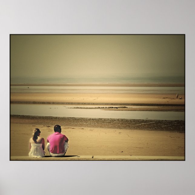 Cleveleys Beach Poster (Vorne)