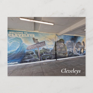 Cleveleys Postkarte