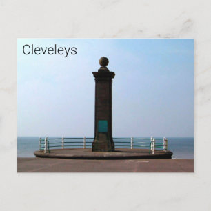 Cleveleys Promenade Postkarte