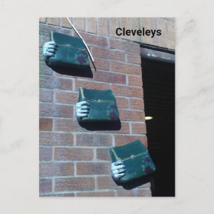 Cleveleys Street Art Handbags Postkarte