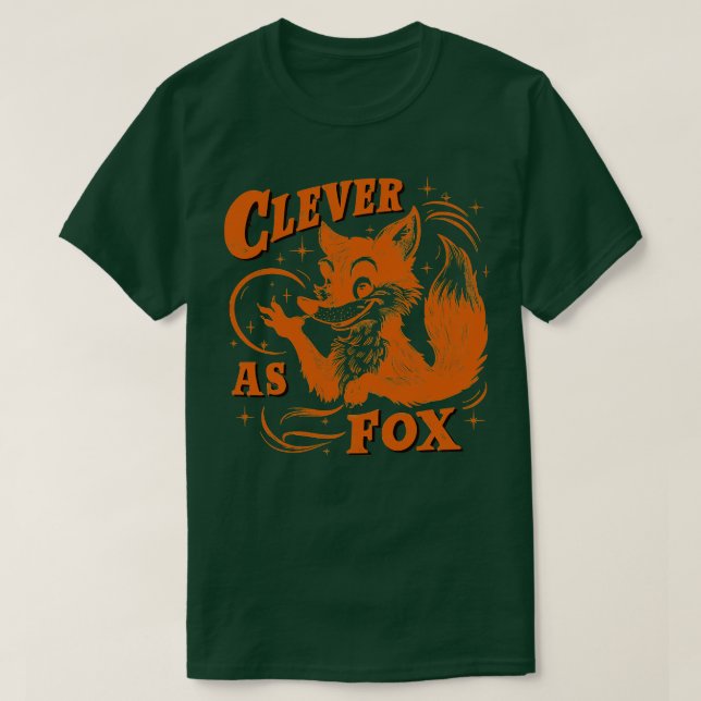 Clever als Fox T-Shirt (Design vorne)