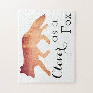Clever als Fox-Typografie