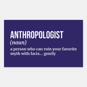 Clever Anthropologe Definition Sticker