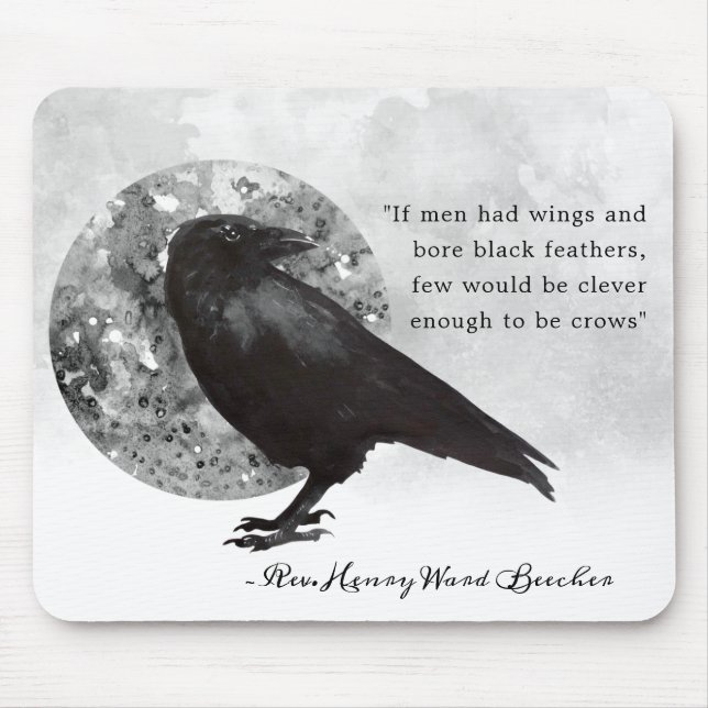 Clever as Crows Mauspad (Vorne)
