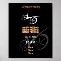 Clever Black Defined Biking