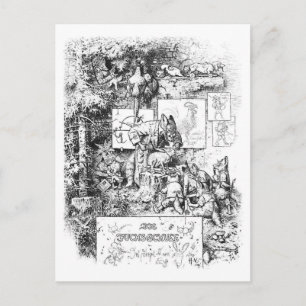 Clever Mr. Fox Postcard Postkarte