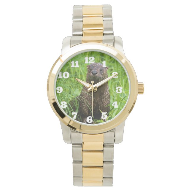 Clever River Otter Armbanduhr (Vorderseite)
