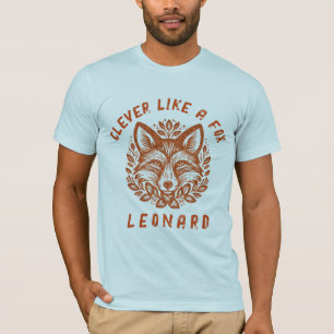 Clever wie ein Fuchs - Ihr Text T-Shirt