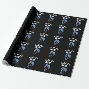 Cleverer lustiger Musik-Wortwitz Geschenkpapier