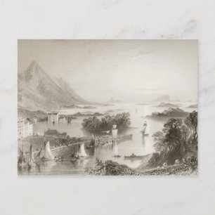 Clew Bay aus Westport, Landkreis Mayo Postkarte
