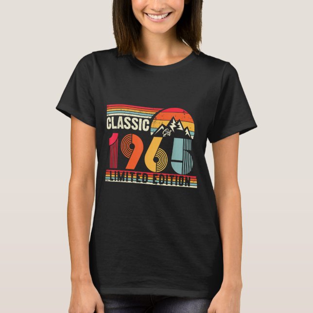 Clic 1965 Limited Edition 60 Year Old 60th Birthda T-Shirt (Vorderseite)
