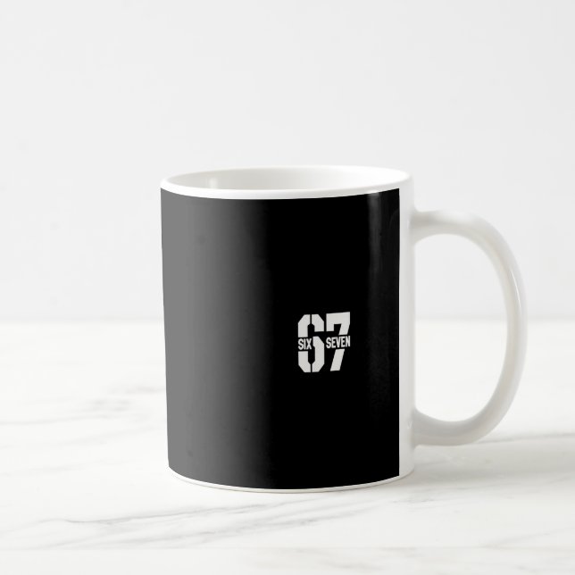 Clic 67 Meme - Ich liebe sechs sieben 1  Kaffeetasse (Rechts)