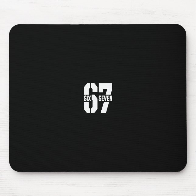 Clic 67 Meme - Ich liebe Six Seven 1  Mousepad (Vorne)