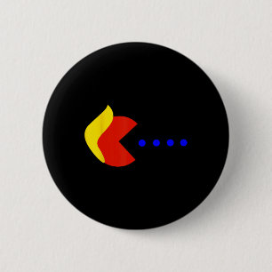 Clic Arcade Game Funny Trump isst Blue Dots 2024 Button