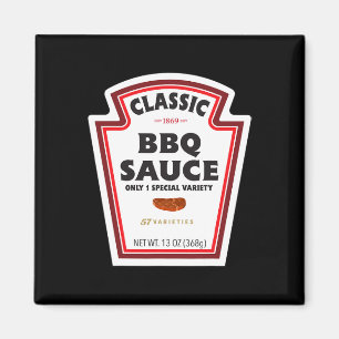 Clic Bbq Sauce Flaschenetikett Lustiges Halloween Magnet