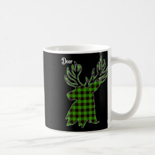 Clic Grün und Schwarz Weihnachten Buffalo Kariert  Kaffeetasse