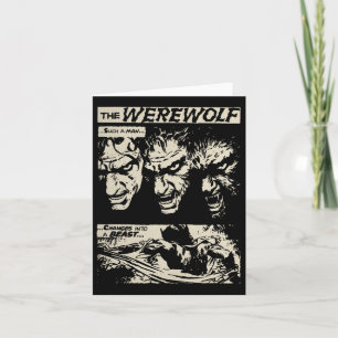 Clic Horror Movie Monster Horror Comic Werewolf Ma Karte