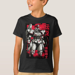 Clic Japanischer legendärer Mecha-Krieger-Roboter T-Shirt