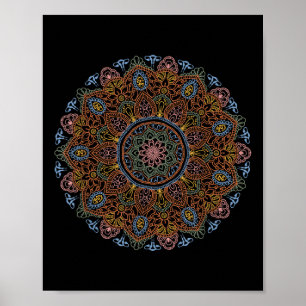 Clic Mandala Style 86 47 Subtle Anti Trump Resist Poster