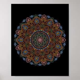 Clic Mandala Style 86 47 Subtle Anti Trump Resist Poster