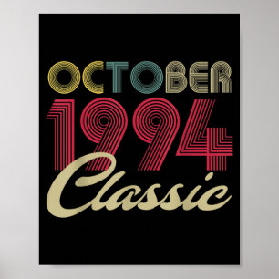 Clic Oktober 1994 Bday Männer Frauen Geschenke 28. Poster