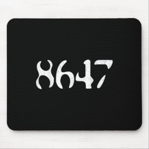 Clic Vintag 8647 Funny Liberal President Mousepad