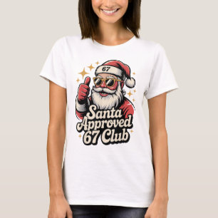 Clic Weihnachten 67 Santa Meme - Retro Santa Zusti T-Shirt
